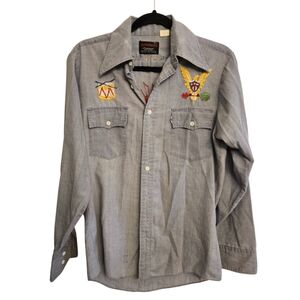 Vintage Expressions by Campus embroidered button up